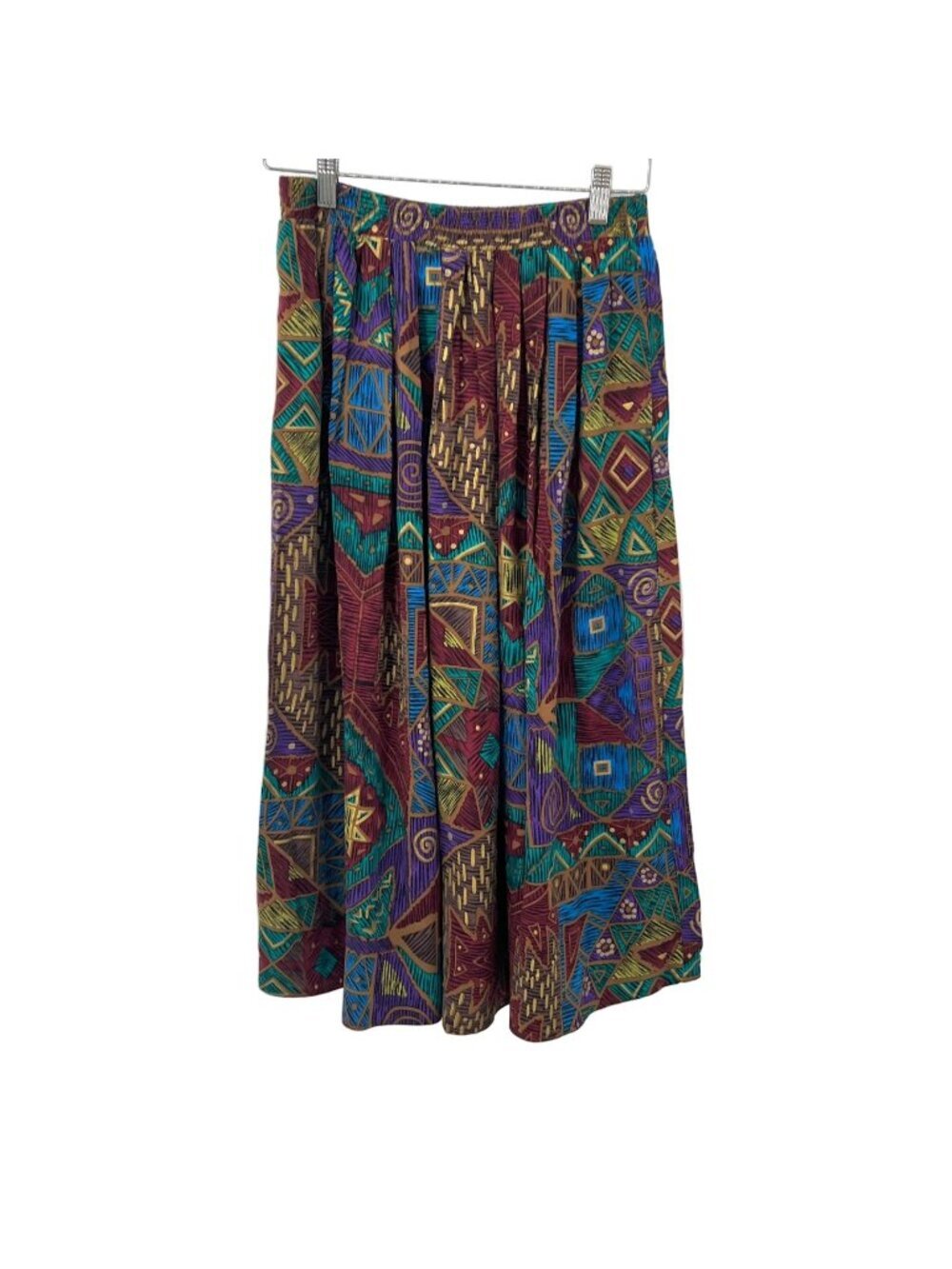 Vintage Collections Bold Print Midi Skirt